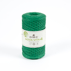 Pelote Nova Vita fil polyester et coton vert effet métallisé - 250 g